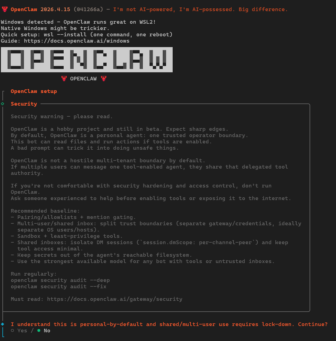 openclaw 启动页面